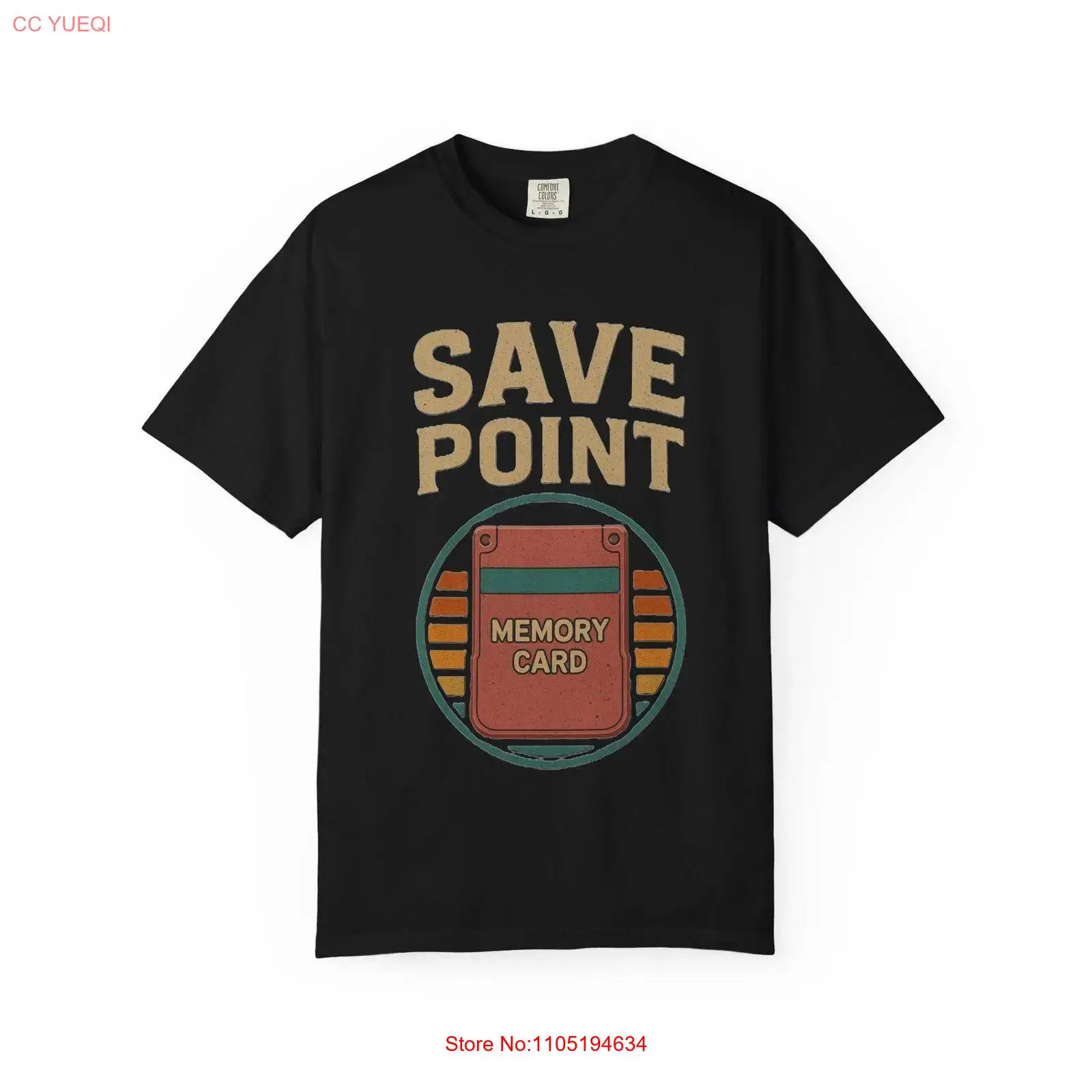 Retro Gaming Games - Save Point Geheugenkaart Retro Gamer T-shirt