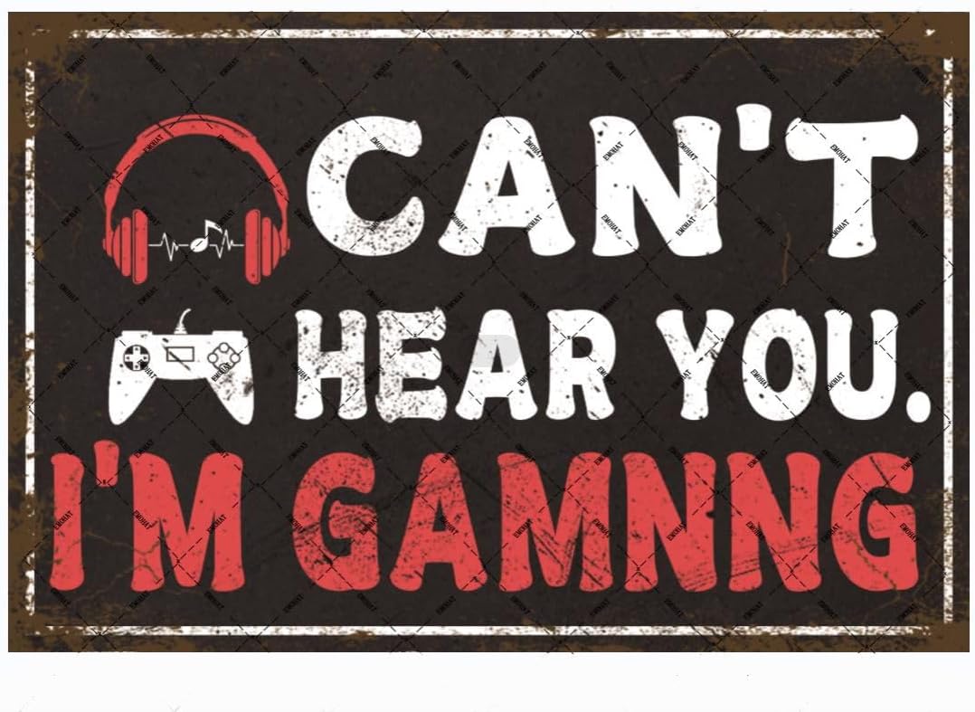 Retro Gaming Games - EMOHAT Game Room Metalen Tin Bord