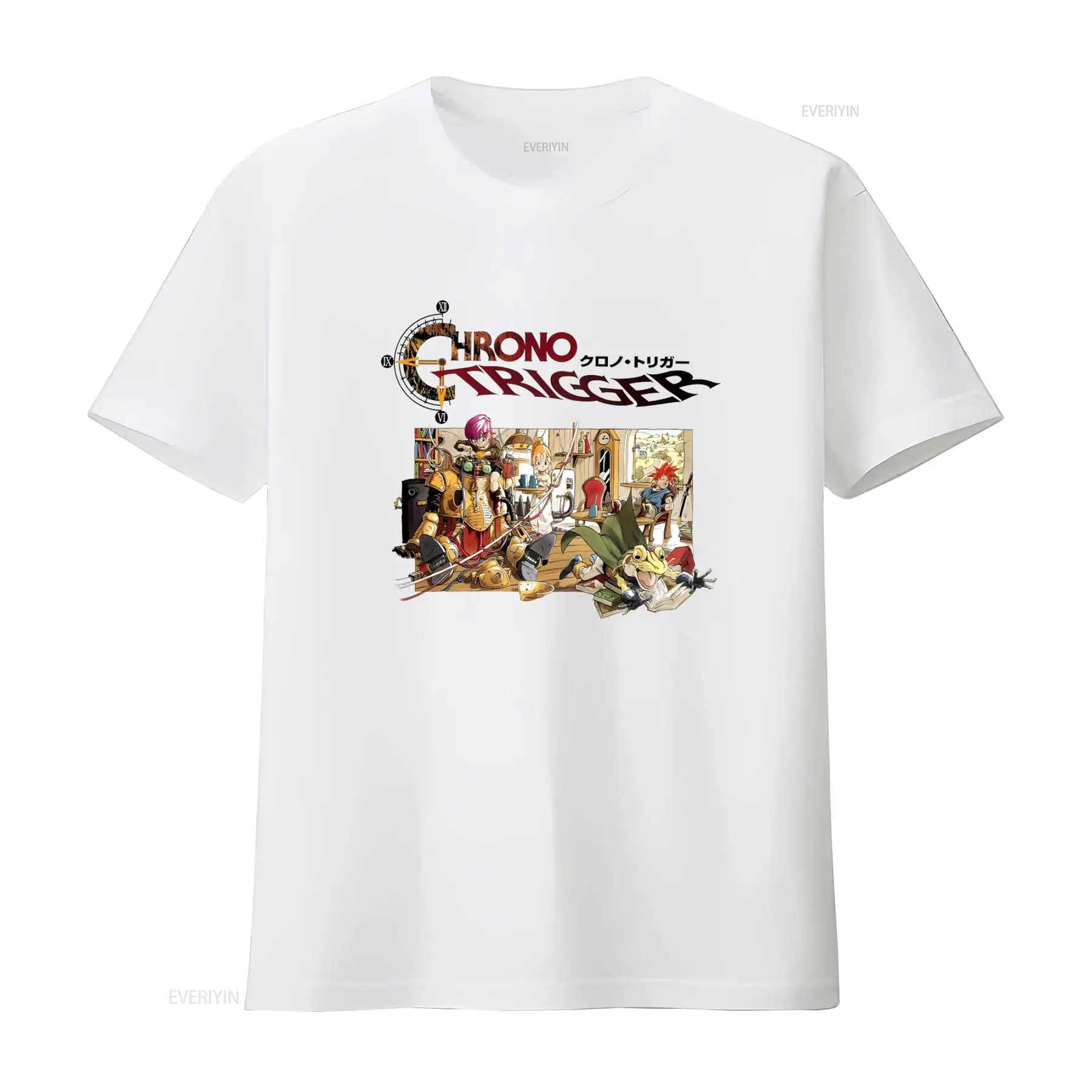 Retro Gaming Games - Chrono Trigger Video Game Logo T-shirt
