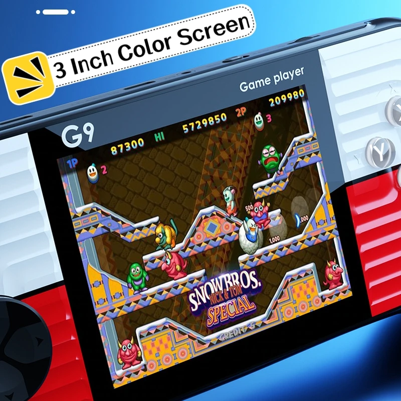 Retro Gaming Power Bank - G9 3.0 inch Nostalgische Handheld Game