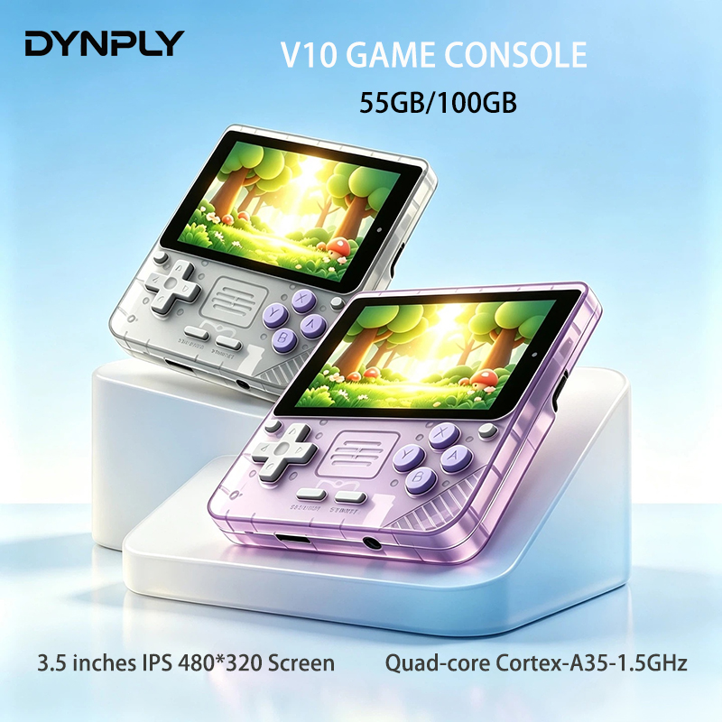 Retro Gaming Kiosk - POWKIDDY V10 3,5-inch IPS Oca Hd