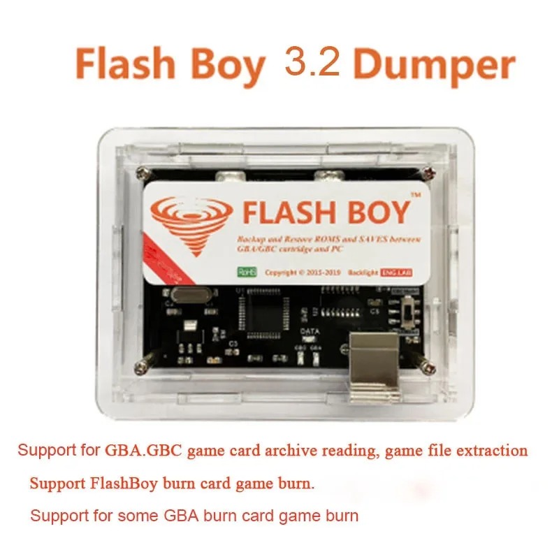 Rom Cartridge Flash - Flash Boy 3.2 Cyclone Dumper voor