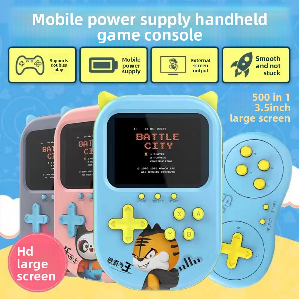 Retro Gaming Power Bank - A11 Retro Handheld Gameconsole met Powerbank,