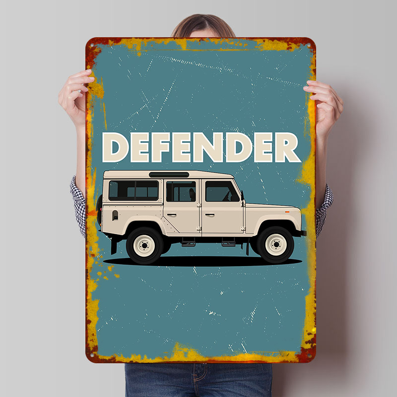 Retro Gaming Uk - UK Car Rover Defender lange metalen