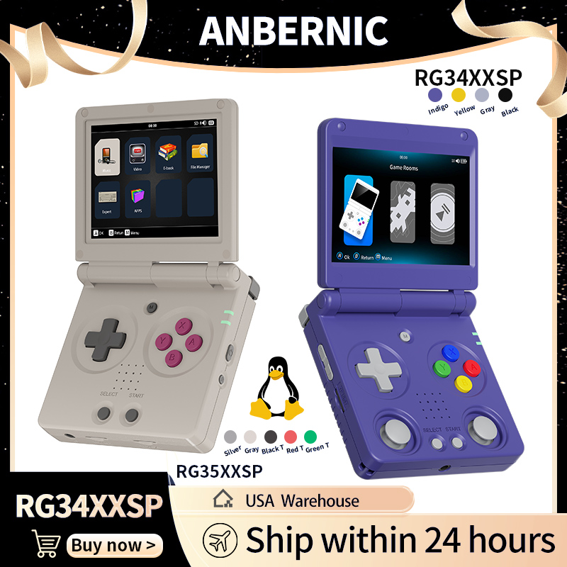 Anbernic RG34XXSP RG35XXSP Fli - Retro Gaming Kiosk recensie en prijs