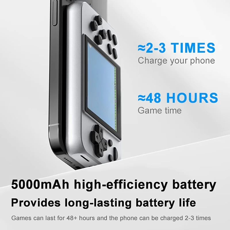 2 in 1 draagbare gameconsole + - Retro Gaming Power Bank recensie en prijs