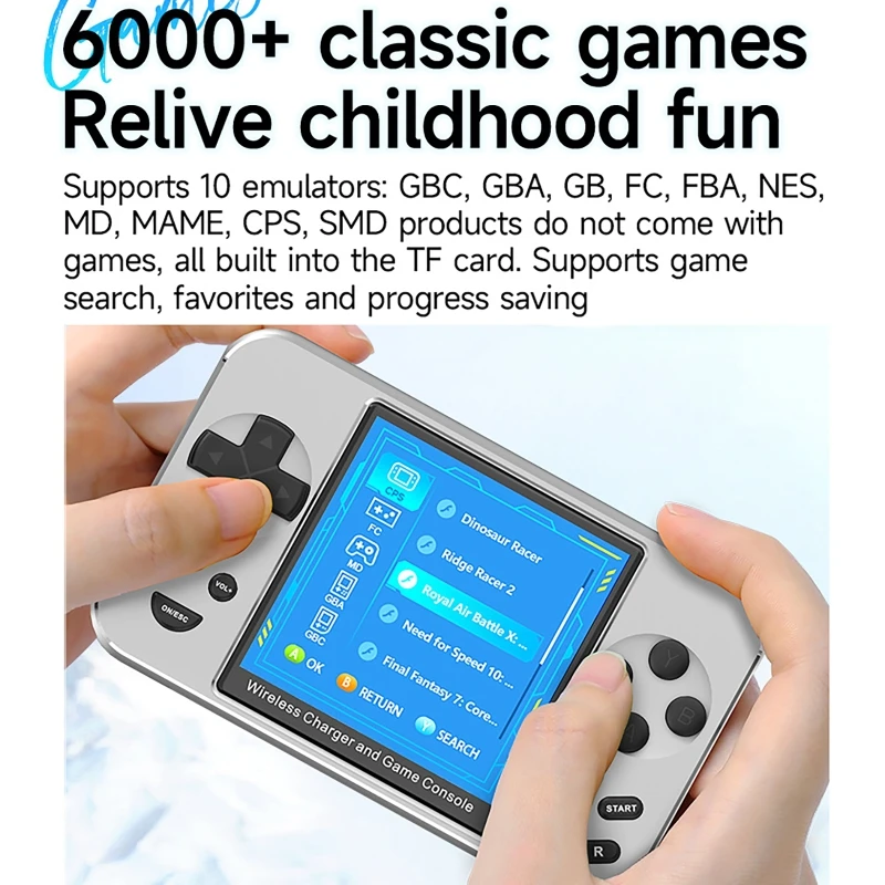2 in 1 draagbare gameconsole + - Retro Gaming Power Bank recensie en prijs