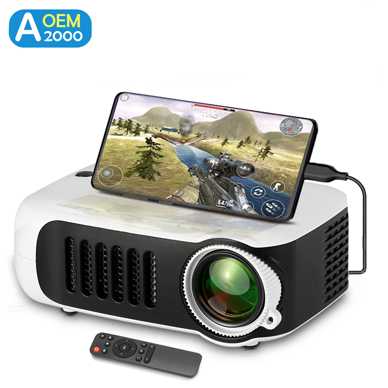 A2000 Mini-projector Draagbare - Retro Gaming Projector recensie en prijs