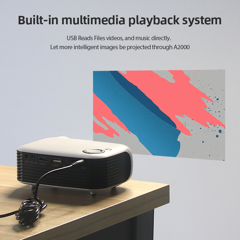A2000 Mini-projector Draagbare - Retro Gaming Projector recensie en prijs
