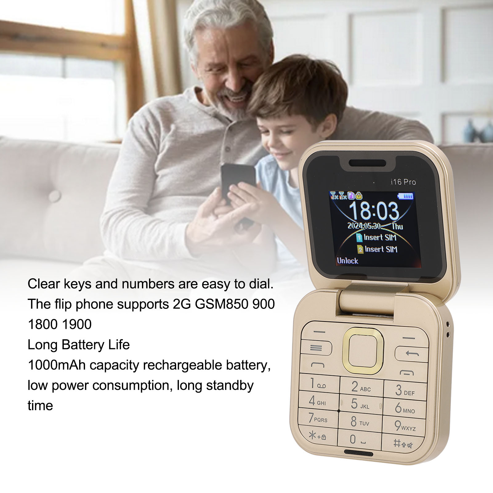 2G Telefoon met Grote Knoppen, - Retro Gaming Power Bank recensie en prijs