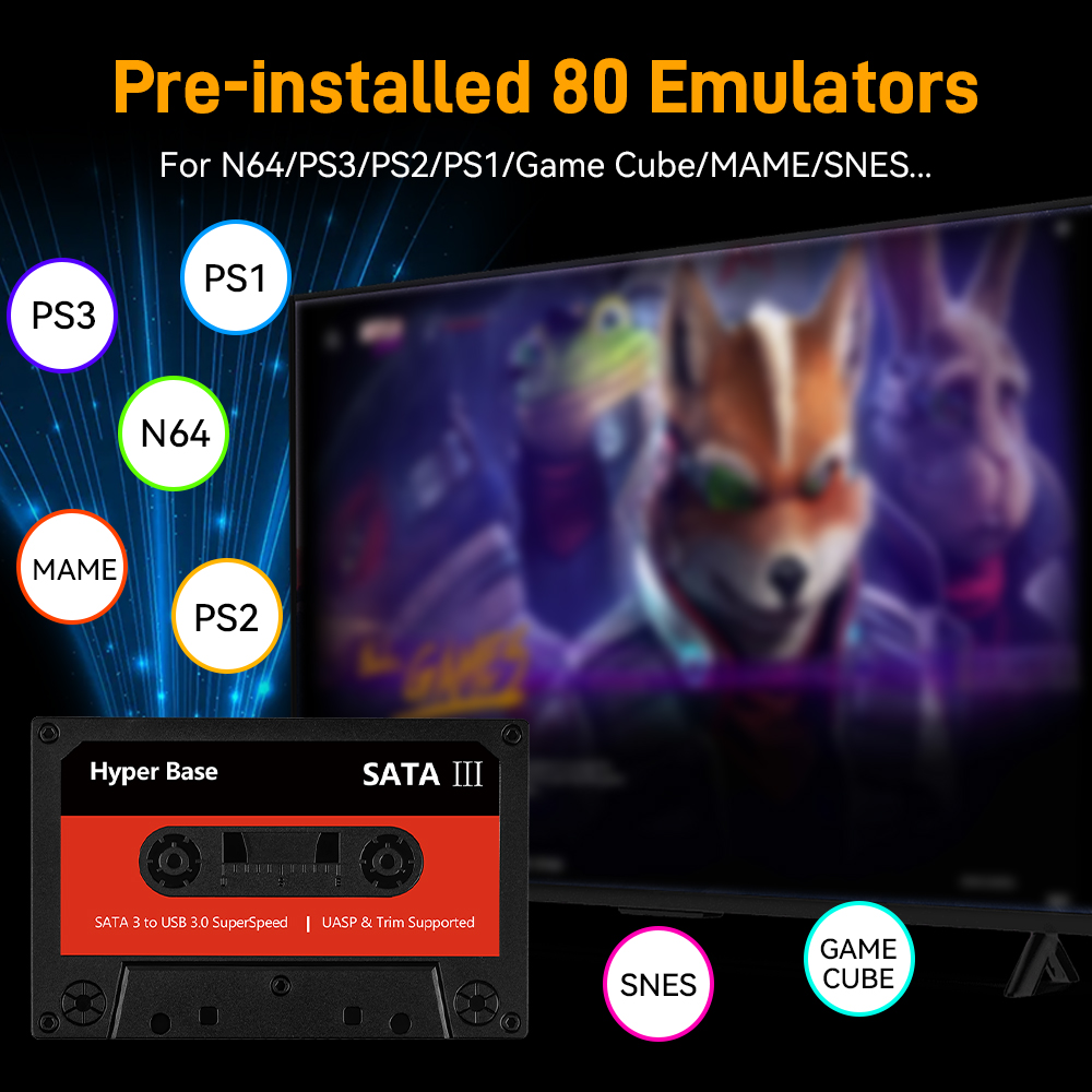Batocera 500G/2T Emulator Game - Retro Gaming Kiosk recensie en prijs
