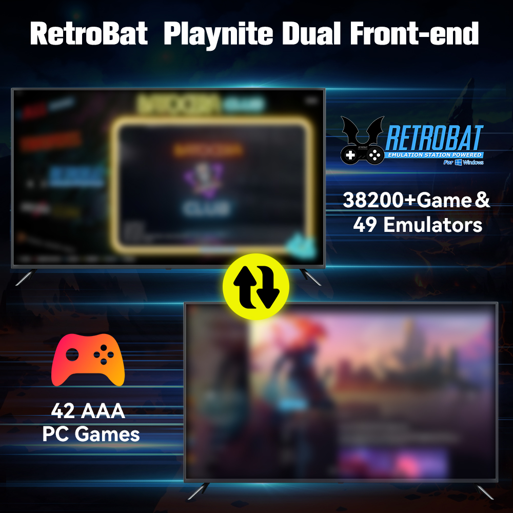 Retrobat & Playnite Systeem HD - Retro Gaming Kiosk recensie en prijs