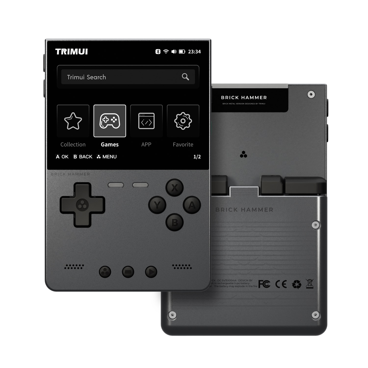 TRIMUI BAKSTEEN HAMER Retro Ha - Retro Gaming Kiosk recensie en prijs