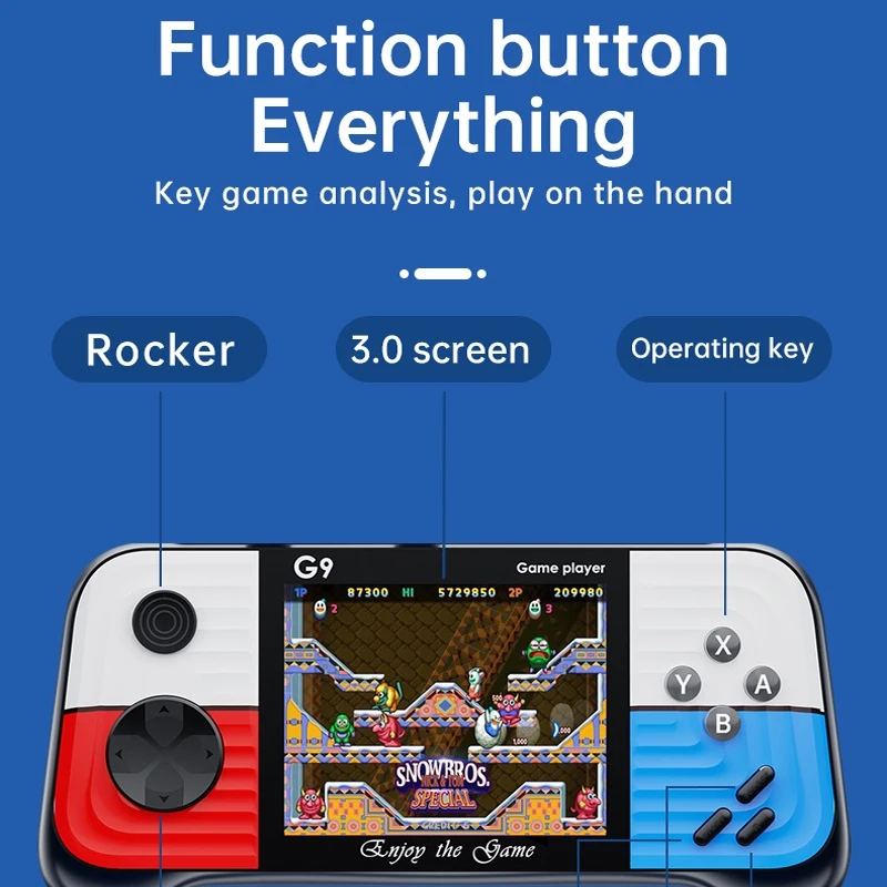 G9 3.0 inch Nostalgische Handh - Retro Gaming Power Bank recensie en prijs
