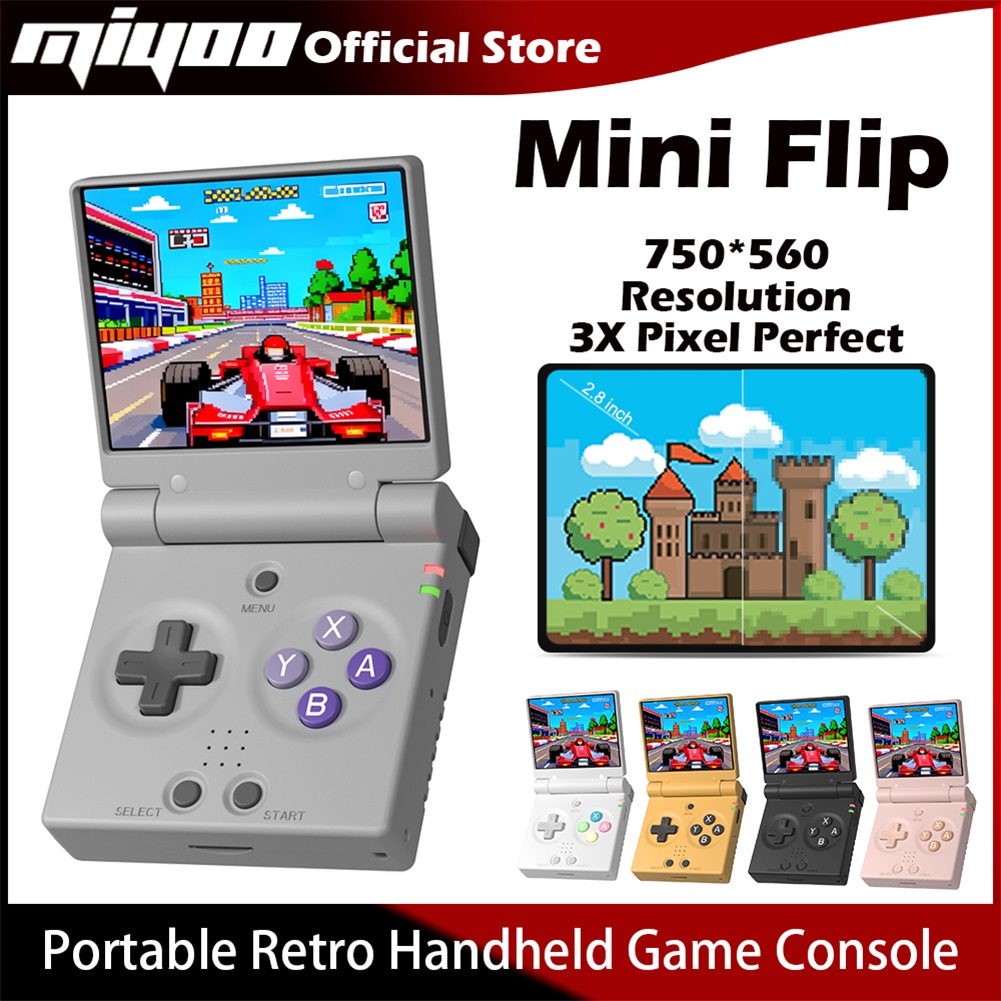 MIYOO Mini Flip Retro Handheld - Retro Gaming Power Bank recensie en prijs