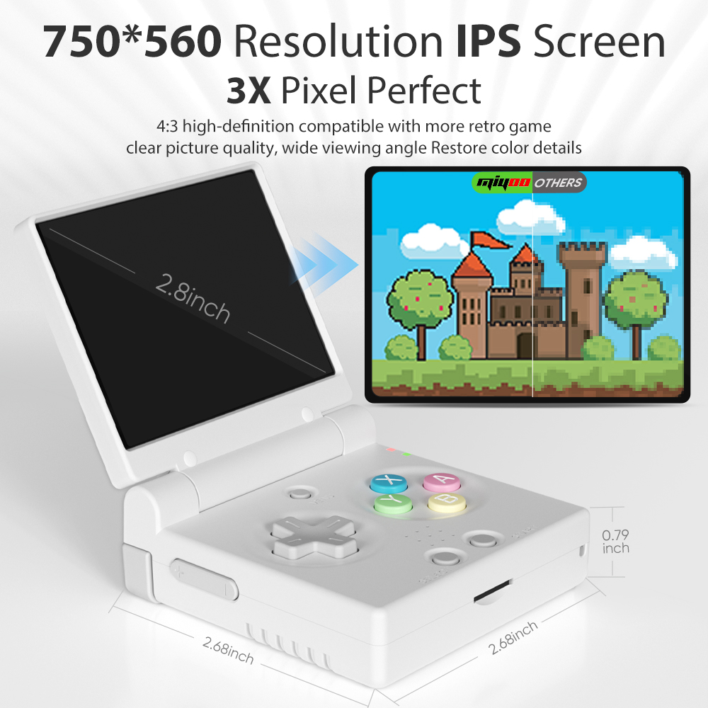 MIYOO Mini Flip Retro Handheld - Retro Gaming Power Bank recensie en prijs
