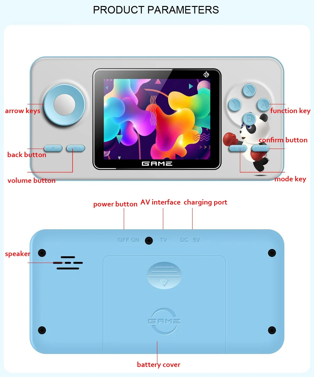 Nieuwe S5 Mini Retro Videogame - Retro Gaming Power Bank recensie en prijs